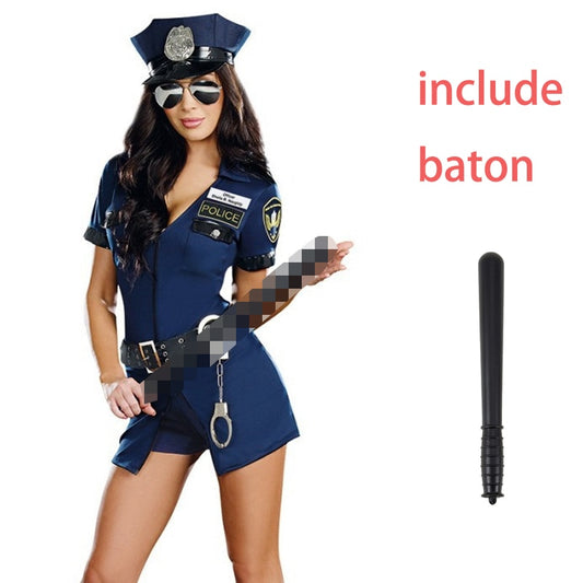 Women's Police Uniform Cop Halloween Policewomen Police Officer  Costume Uniform Cosplay Fancy Dress The Clothing Company Sydney