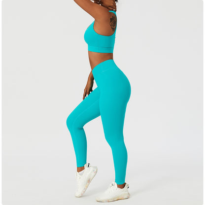 2 Piece Women's Yoga Set Workout Shirts Sport Pants Bra Gym Suits Fitness Shorts Crop Top High Waist Running Leggings Sports Sets The Clothing Company Sydney