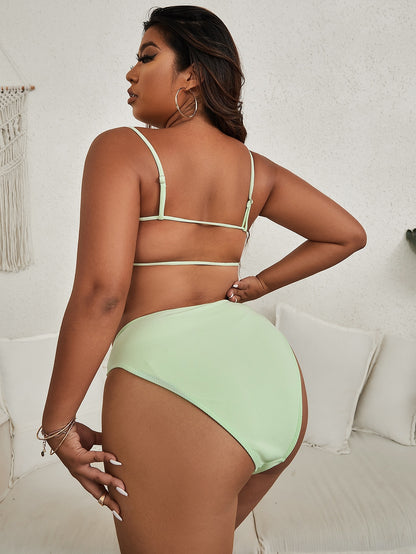 Ribbed Bikini Plus Size Swimsuit Push Up Bandeau Swimwear Low Waist Bikini Sets Bathing Suit Brazilian Beach Wear The Clothing Company Sydney