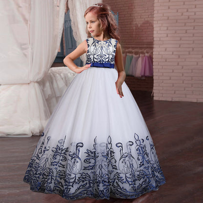 Puffy Tulle Lace Flower Girl Dress Costume Children Bride Ball Gown Princess Dress for Girl Wedding Party Dresses The Clothing Company Sydney