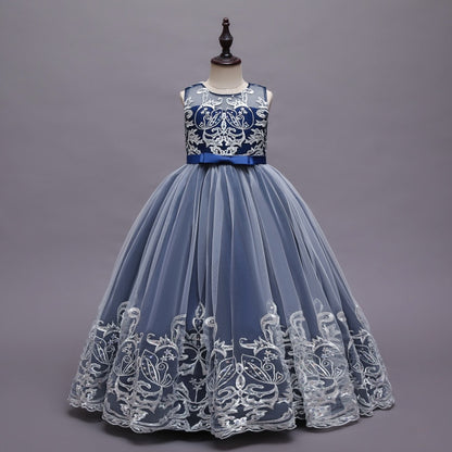 Puffy Tulle Lace Flower Girl Dress Costume Children Bride Ball Gown Princess Dress for Girl Wedding Party Dresses The Clothing Company Sydney