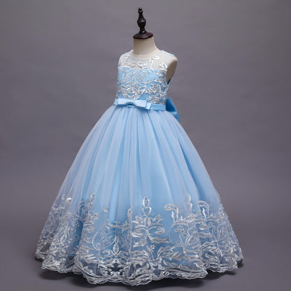 Puffy Tulle Lace Flower Girl Dress Costume Children Bride Ball Gown Princess Dress for Girl Wedding Party Dresses The Clothing Company Sydney