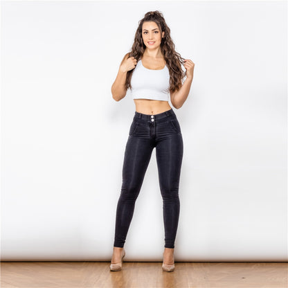 Melody Stretch Boyfriend Jean Straight Leg Jeans Women's Denim  Skinny Black Pants Hip Capris Pencil Jeggings Push Up Pants The Clothing Company Sydney