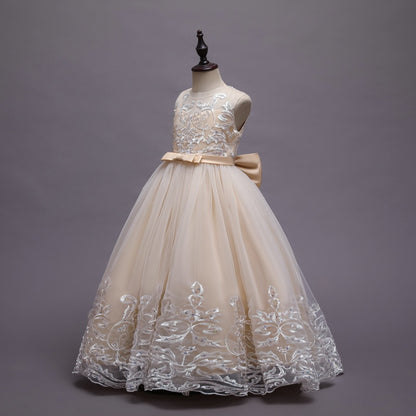 Puffy Tulle Lace Flower Girl Dress Costume Children Bride Ball Gown Princess Dress for Girl Wedding Party Dresses The Clothing Company Sydney