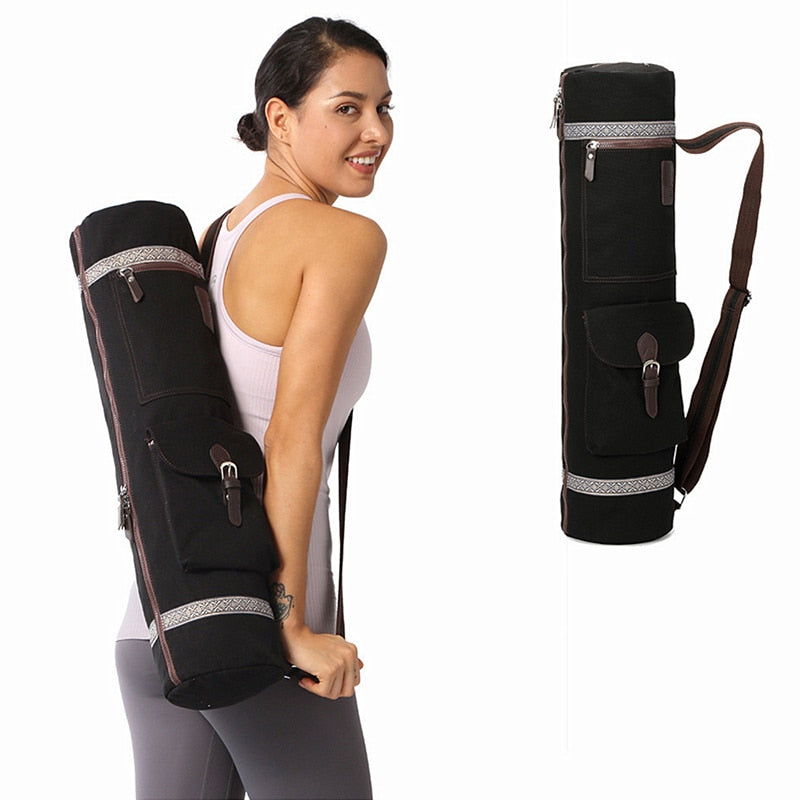 1Pc Portable Outdoor Yoga Mat Bag Gym Fitness Exercise Dance Pilates Pad Storage Carry Sack The Clothing Company Sydney