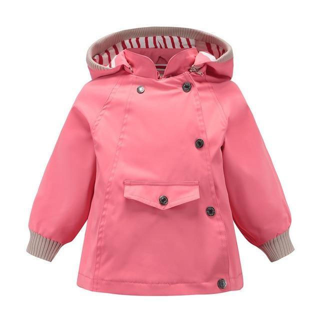 Boys Girls Waterproof Hooded With Pocket Cotton Lined Windbreaker Rain Children Kids Jackets The Clothing Company Sydney