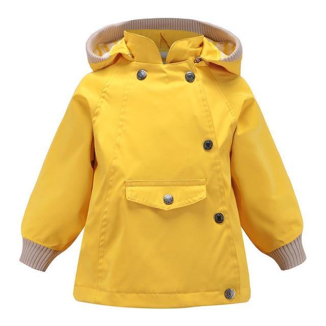 Boys Girls Waterproof Hooded With Pocket Cotton Lined Windbreaker Rain Children Kids Jackets The Clothing Company Sydney