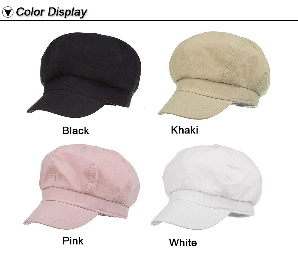 Women's Solid color Beret Bonnet Caps Winter Warm Hat Cap The Clothing Company Sydney