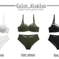 Cotton Mix Brassiere 3/4 Cup Push up Bra Lingerie Lace Bras Deep V Gather Panties Brief Underwear Set The Clothing Company Sydney