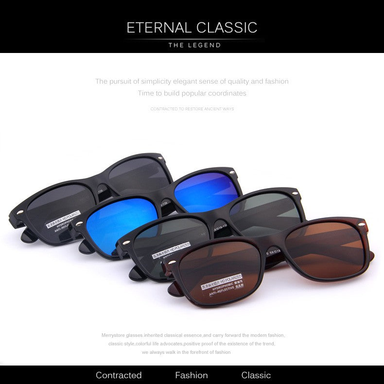 Designer Brand Men's Polarized Classic Retro Rivet Shades Brand Designer Sunglasses UV400 The Clothing Company Sydney