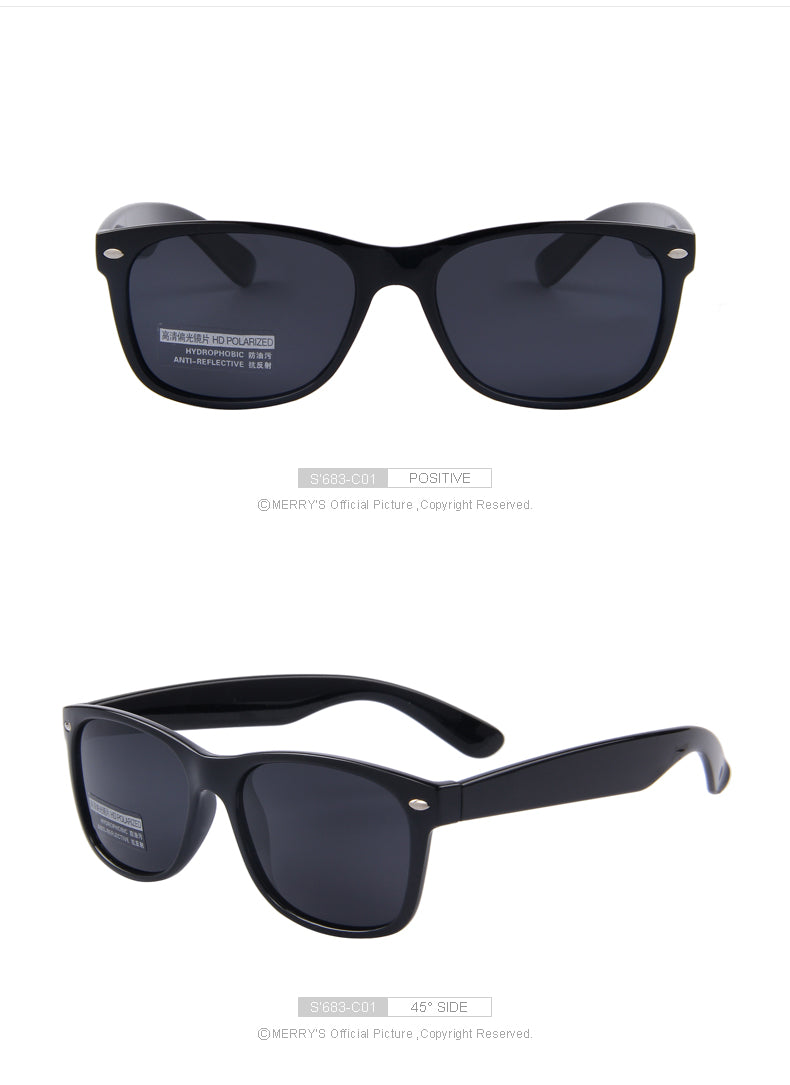 Designer Brand Men's Polarized Classic Retro Rivet Shades Brand Designer Sunglasses UV400 The Clothing Company Sydney