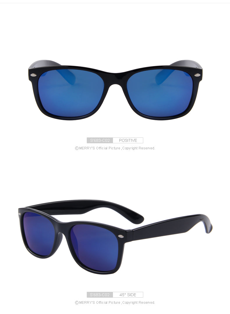 Designer Brand Men's Polarized Classic Retro Rivet Shades Brand Designer Sunglasses UV400 The Clothing Company Sydney