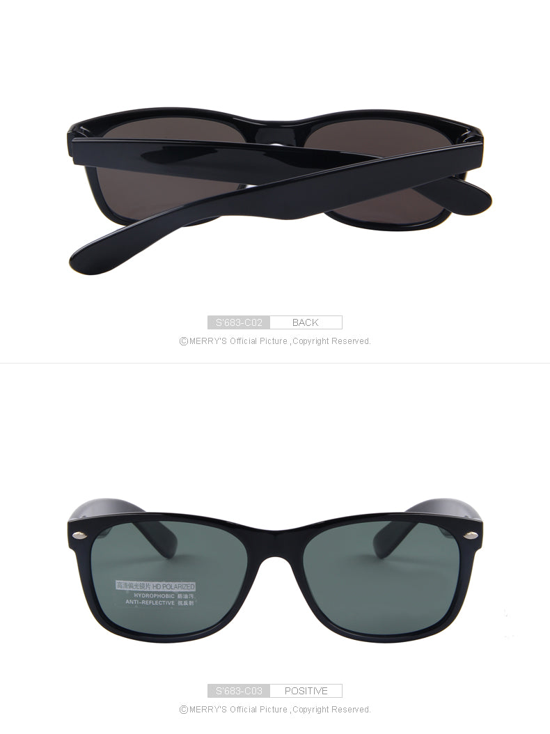 Designer Brand Men's Polarized Classic Retro Rivet Shades Brand Designer Sunglasses UV400 The Clothing Company Sydney