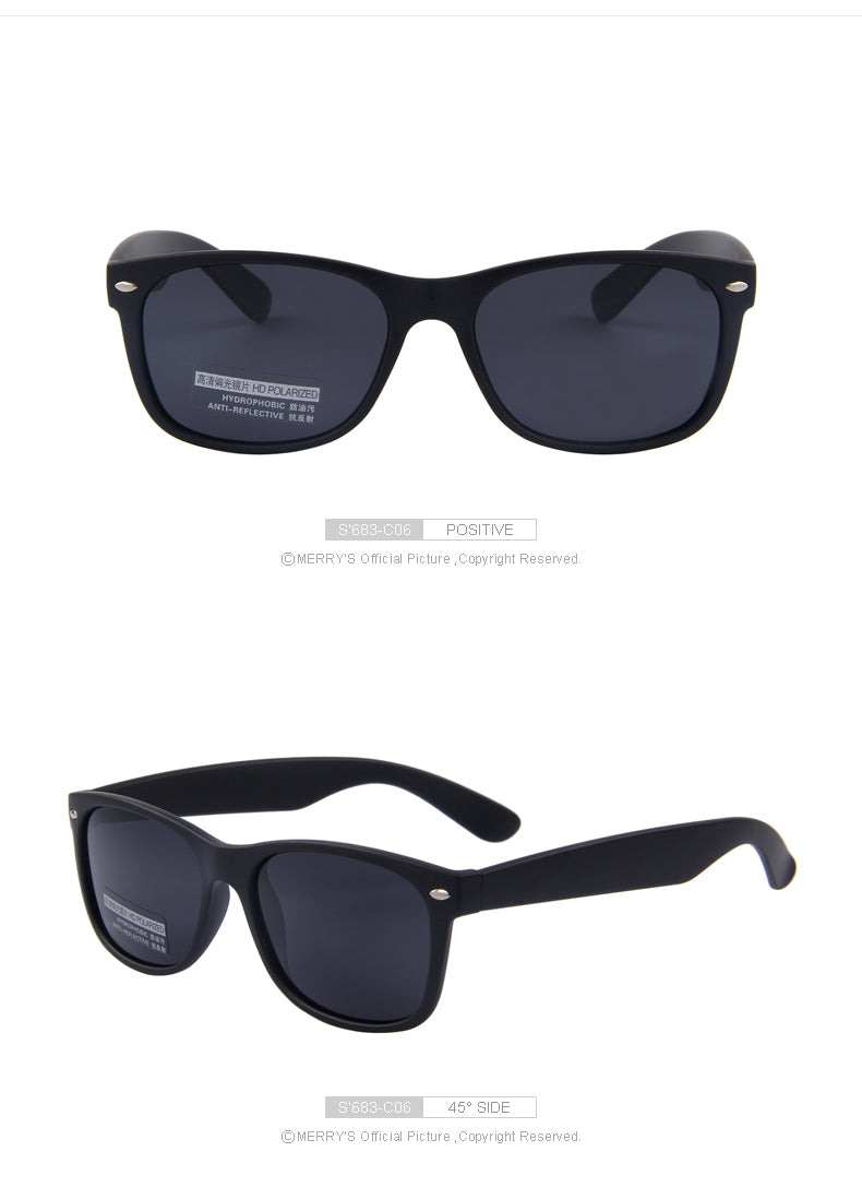 Designer Brand Men's Polarized Classic Retro Rivet Shades Brand Designer Sunglasses UV400 The Clothing Company Sydney