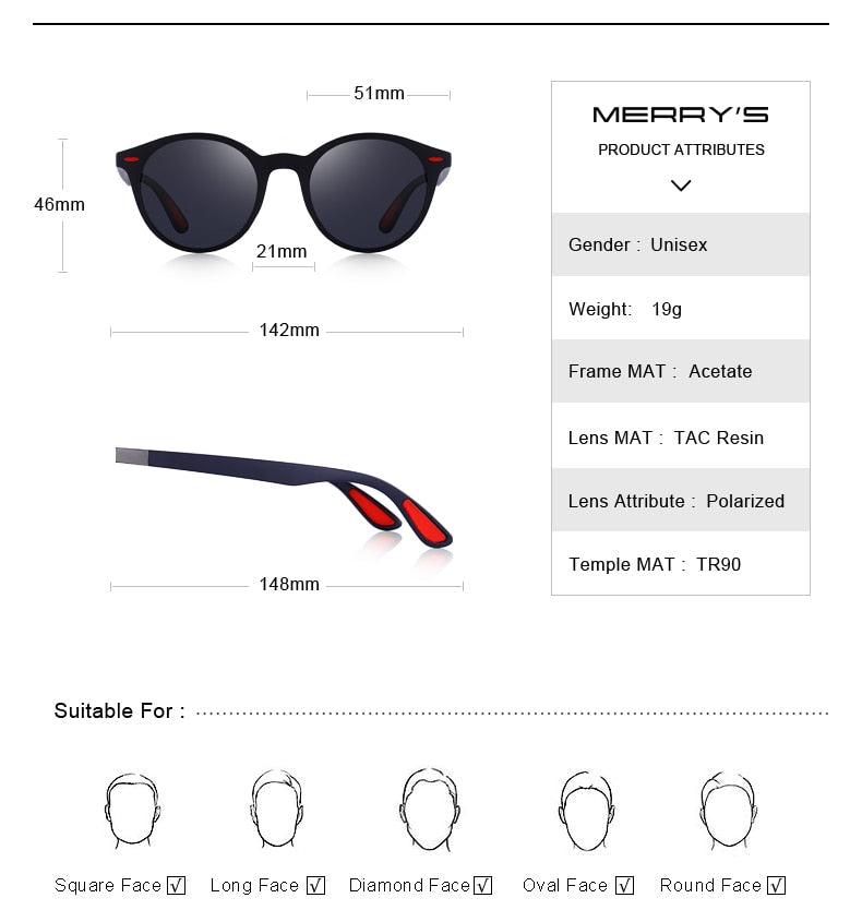 Designer Men's & Women's Classic Retro Rivet Polarized Sunglasses TR90 Legs Lighter Design Oval Frame UV400 Protection Polarized Sunglasses The Clothing Company Sydney