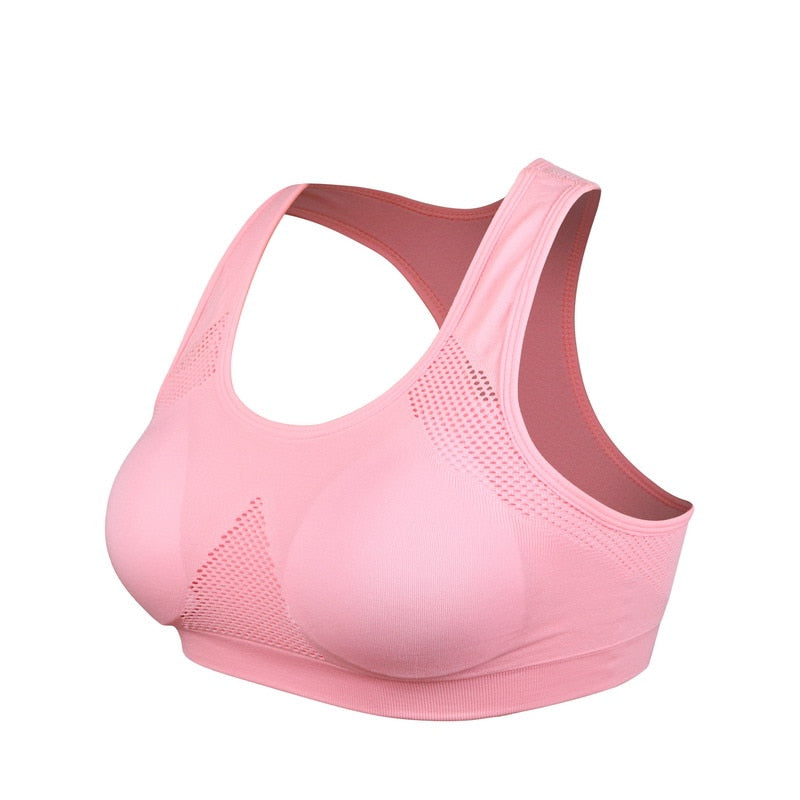 Breathable Sports Bra Absorbent Sweat Shockproof Padded Sports Bra Top Athletic Gym Running Fitness Yoga Sports Top The Clothing Company Sydney