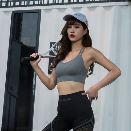 Sports Yoga Running Top With Pads Sportswear Push Up Training Women Fitness Gym High Impact Criss Cross Bra The Clothing Company Sydney