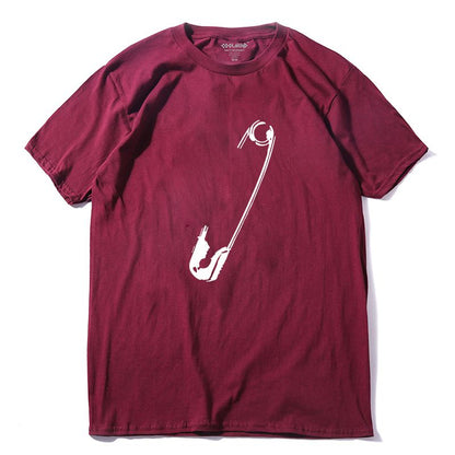 Cotton short sleeve cool casual funny o-neck summer top men's T shirt The Clothing Company Sydney