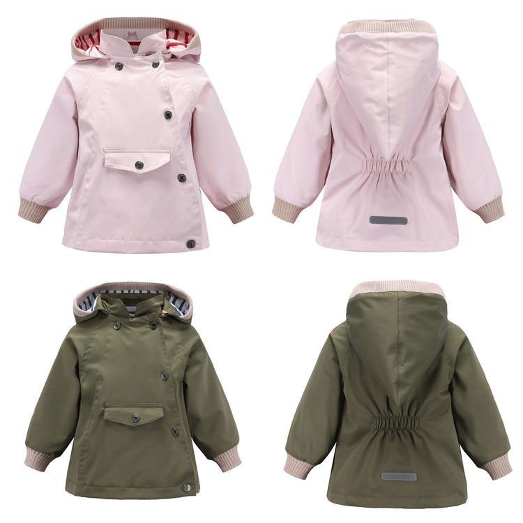 Boys Girls Waterproof Hooded With Pocket Cotton Lined Windbreaker Rain Children Kids Jackets The Clothing Company Sydney