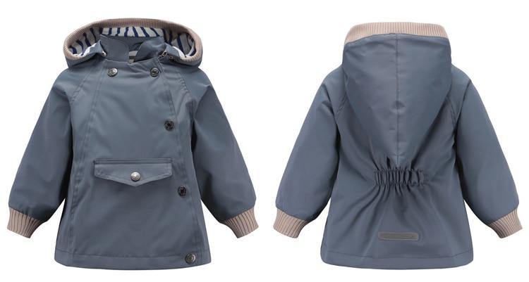 Boys Girls Waterproof Hooded With Pocket Cotton Lined Windbreaker Rain Children Kids Jackets The Clothing Company Sydney