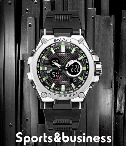 Men's Sport watch LED 50m water Resistant digital Multifunction Quartz Wristwatches The Clothing Company Sydney