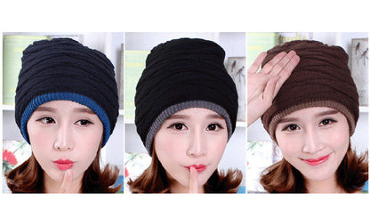 Beanies Knitted Men's Ladies Winter Men Caps Warm Fur Winter Beanie Fleece Knit Bonnet  Hat The Clothing Company Sydney