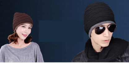 Beanies Knitted Men's Ladies Winter Men Caps Warm Fur Winter Beanie Fleece Knit Bonnet  Hat The Clothing Company Sydney