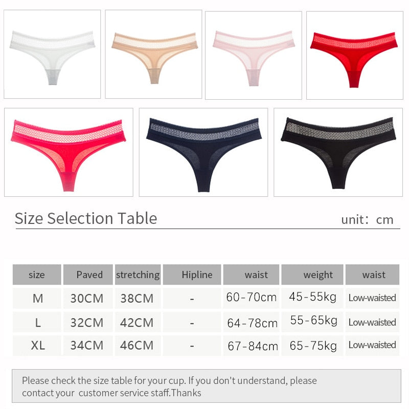 Cotton Lace Thong Seamless G-String Plus Size Briefs Panties Underwear Newest Lingerie The Clothing Company Sydney