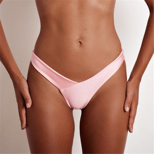 Brazilian Swimwear Women Briefs Thong Low Waist Swimsuit Bottom Solid Cheeky Bikini Bottom Swim Trunks The Clothing Company Sydney
