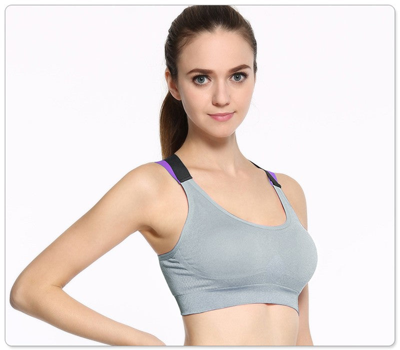 Cross Strap Back Women Sports Bra,Professional Quick Dry Padded Shockproof Gym Fitness Running Yoga Sport Brassiere Top The Clothing Company Sydney