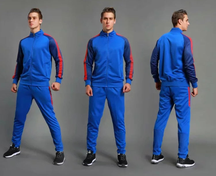 Unisex Sports Soccer Basketball Running Tracksuit Customizable Pants and Top Set The Clothing Company Sydney