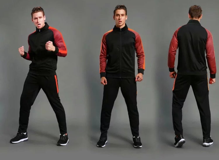 Unisex Sports Soccer Basketball Running Tracksuit Customizable Pants and Top Set The Clothing Company Sydney