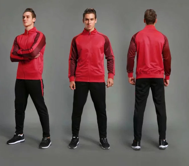 Unisex Sports Soccer Basketball Running Tracksuit Customizable Pants and Top Set The Clothing Company Sydney
