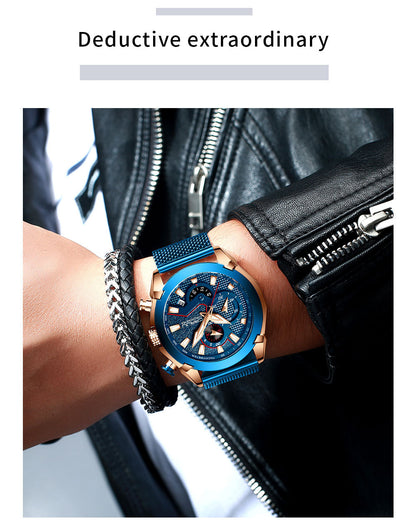 Luxury Brand Army Military Watch High-Quality 316L Stainless Steel Chronograph Men's Watch The Clothing Company Sydney