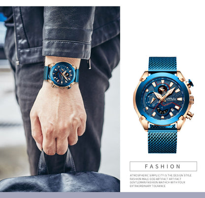 Luxury Brand Army Military Watch High-Quality 316L Stainless Steel Chronograph Men's Watch The Clothing Company Sydney