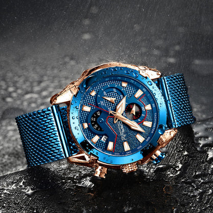 Luxury Brand Army Military Watch High-Quality 316L Stainless Steel Chronograph Men's Watch The Clothing Company Sydney