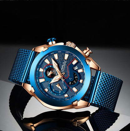 Luxury Brand Army Military Watch High-Quality 316L Stainless Steel Chronograph Men's Watch The Clothing Company Sydney