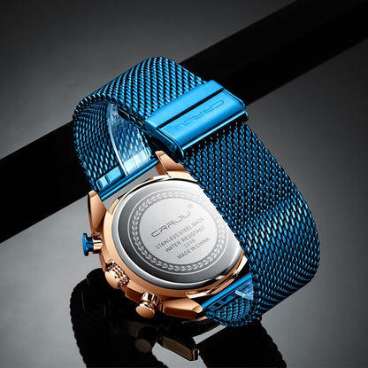 Luxury Brand Army Military Watch High-Quality 316L Stainless Steel Chronograph Men's Watch The Clothing Company Sydney