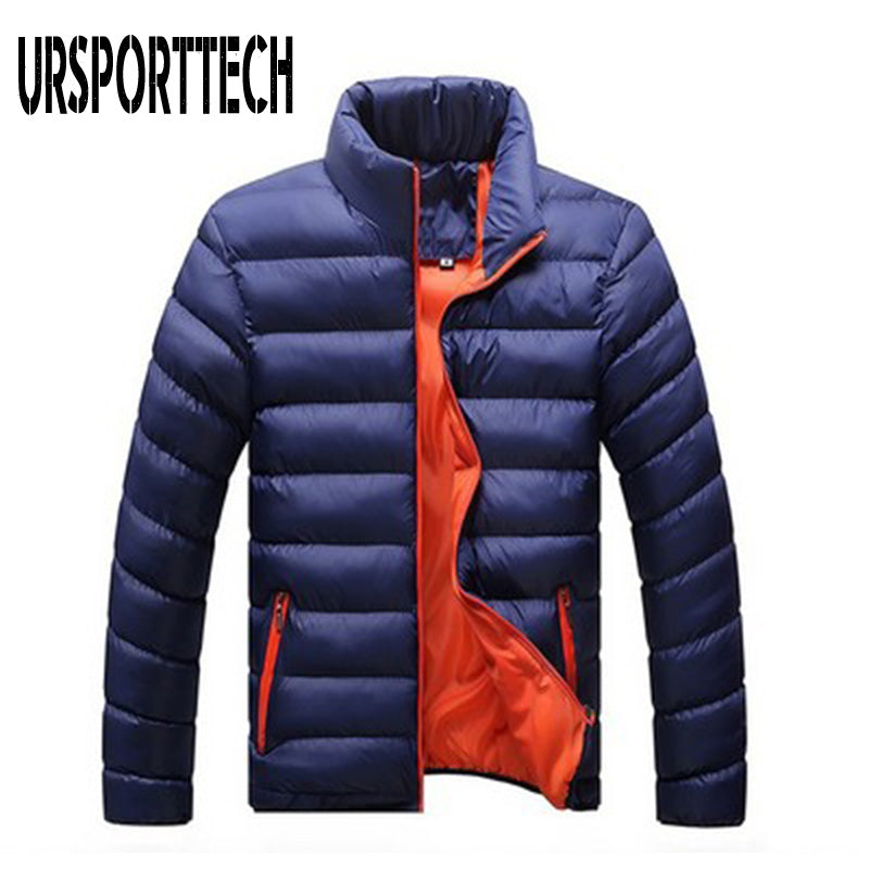 Stand Collar Parka Jacket Men's Solid Thick Jackets and Coats Winter Parkas The Clothing Company Sydney