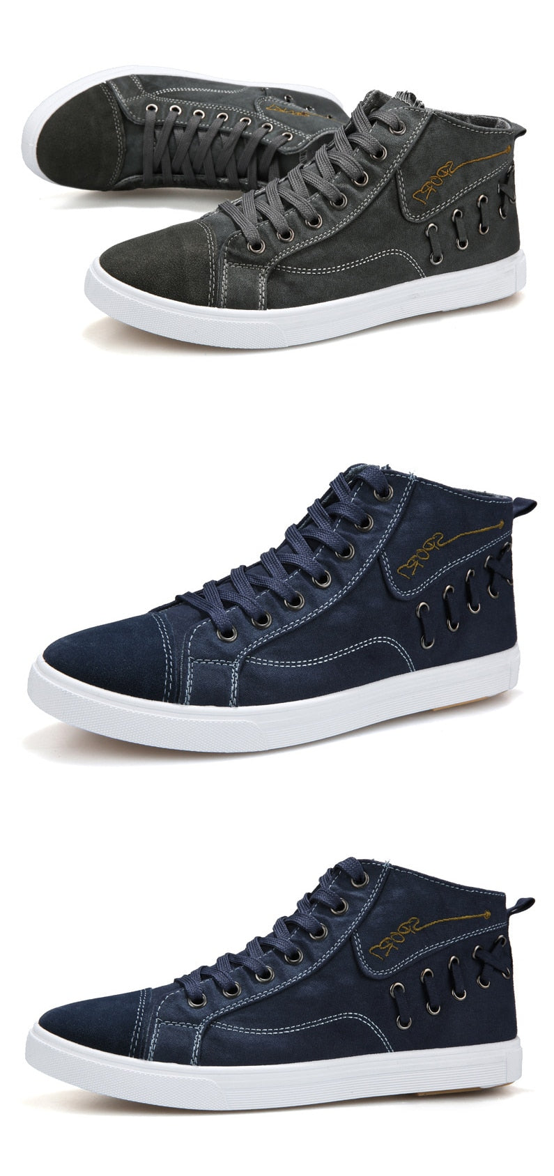 Autumn Sneakers Designer Cross Tied High Top Casual port Canvas Shoes Sneakers The Clothing Company Sydney