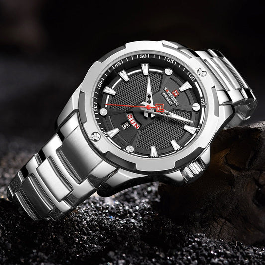 Men’s Luxury Brand Analog Stainless Steel Waterproof Quartz Wristwatch The Clothing Company Sydney