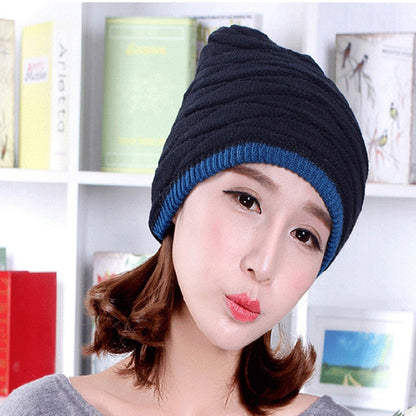 Beanies Knitted Men's Ladies Winter Men Caps Warm Fur Winter Beanie Fleece Knit Bonnet  Hat The Clothing Company Sydney