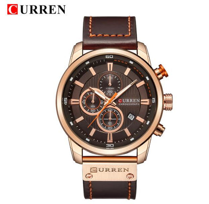 Luxury Analog Digital Leather Sports Men's Army Military Quartz Watch The Clothing Company Sydney