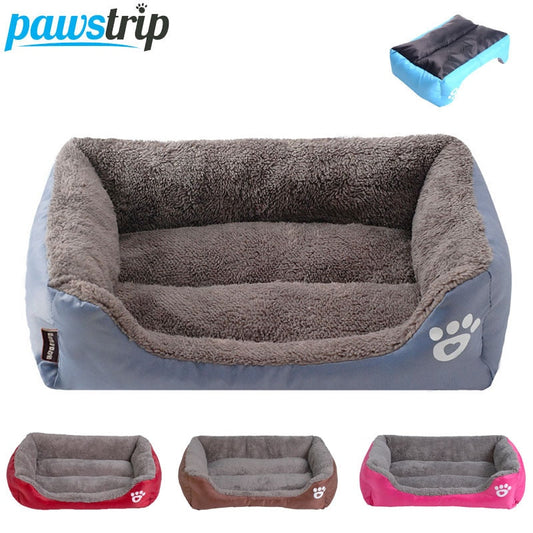 9 Color Paw Pet Sofa Dog Beds Waterproof Bottom Soft Fleece Warm Cat Bed House The Clothing Company Sydney