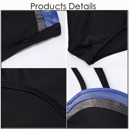 Bandeau One Piece Push Up Strapless Beach Monokini Swimwear Swimsuit Black Women's Bathing Suits The Clothing Company Sydney