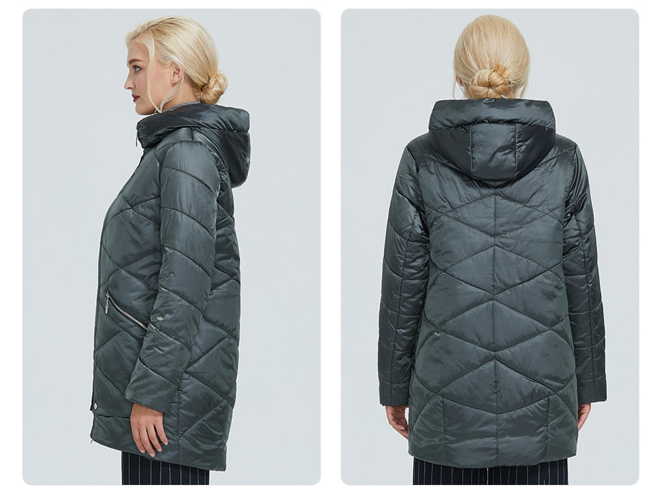 Waterproof fabric with cap design thick cotton Puffer warm parka Winter Jacket The Clothing Company Sydney