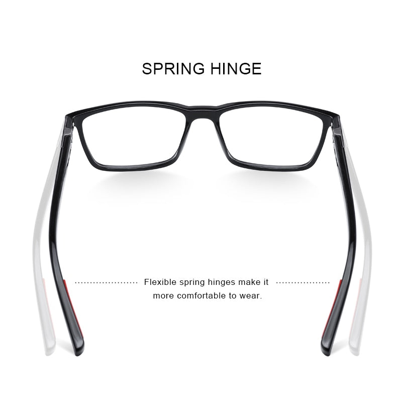 Designer Mens Luxury Acetate Glasses Frame Myopia Prescription Eyeglasses Spring Hinge Silicone Temple Tip Frames The Clothing Company Sydney
