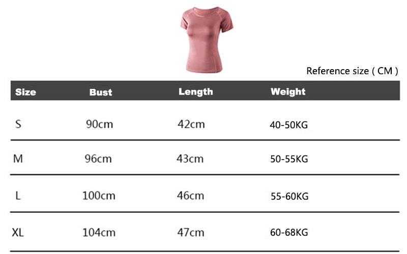 Fitness Clothing Sports Workout Yoga T-shirt Gym Sportswear in 4 colours The Clothing Company Sydney