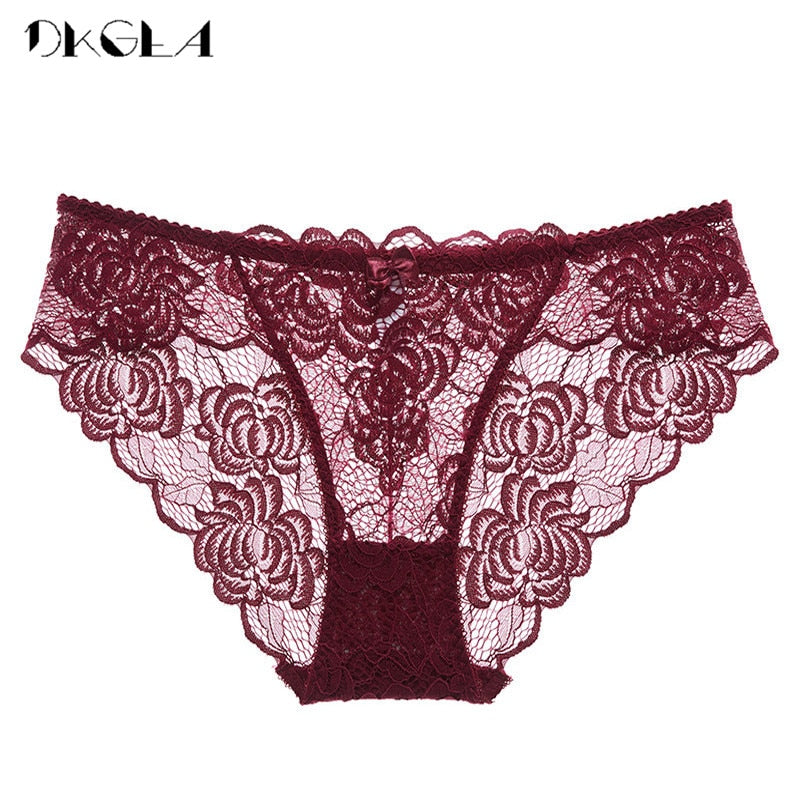 3 Piece Lace Underwear  Plus Size Low rise Transparent Embroidered Panties The Clothing Company Sydney
