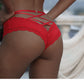 Back Crossing Bandage Hollow Out Lace Edge Seamless Underwear Women Transparent Lingerie Solid Briefs Thong Sexy Panties The Clothing Company Sydney